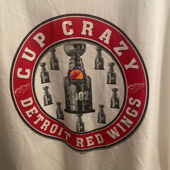 2002 Detroit Red Wings T Shirt - Picture 4 of 5